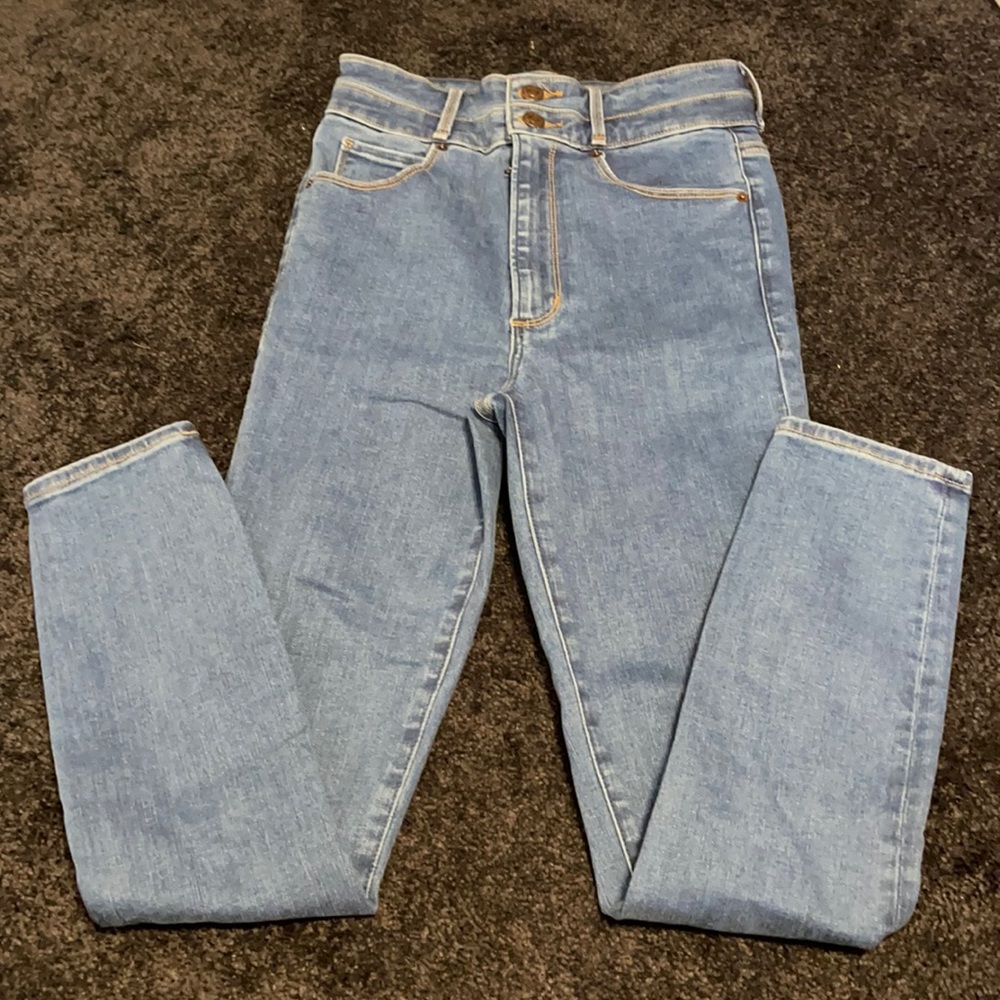 Abercrombie Ultra high rise super skinny jeans
